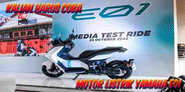 Motor Listrik Yamaha E01 Belum Dijual